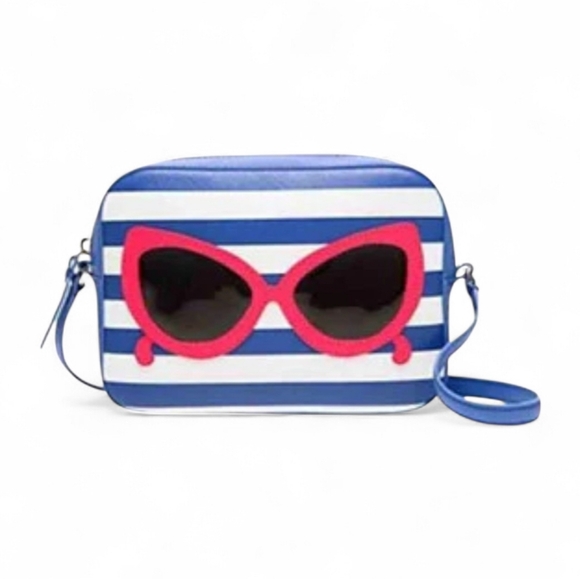 kate spade Handbags - Kate Spade Make a Splash Mindy Stripes & Sunglasses Crossbody